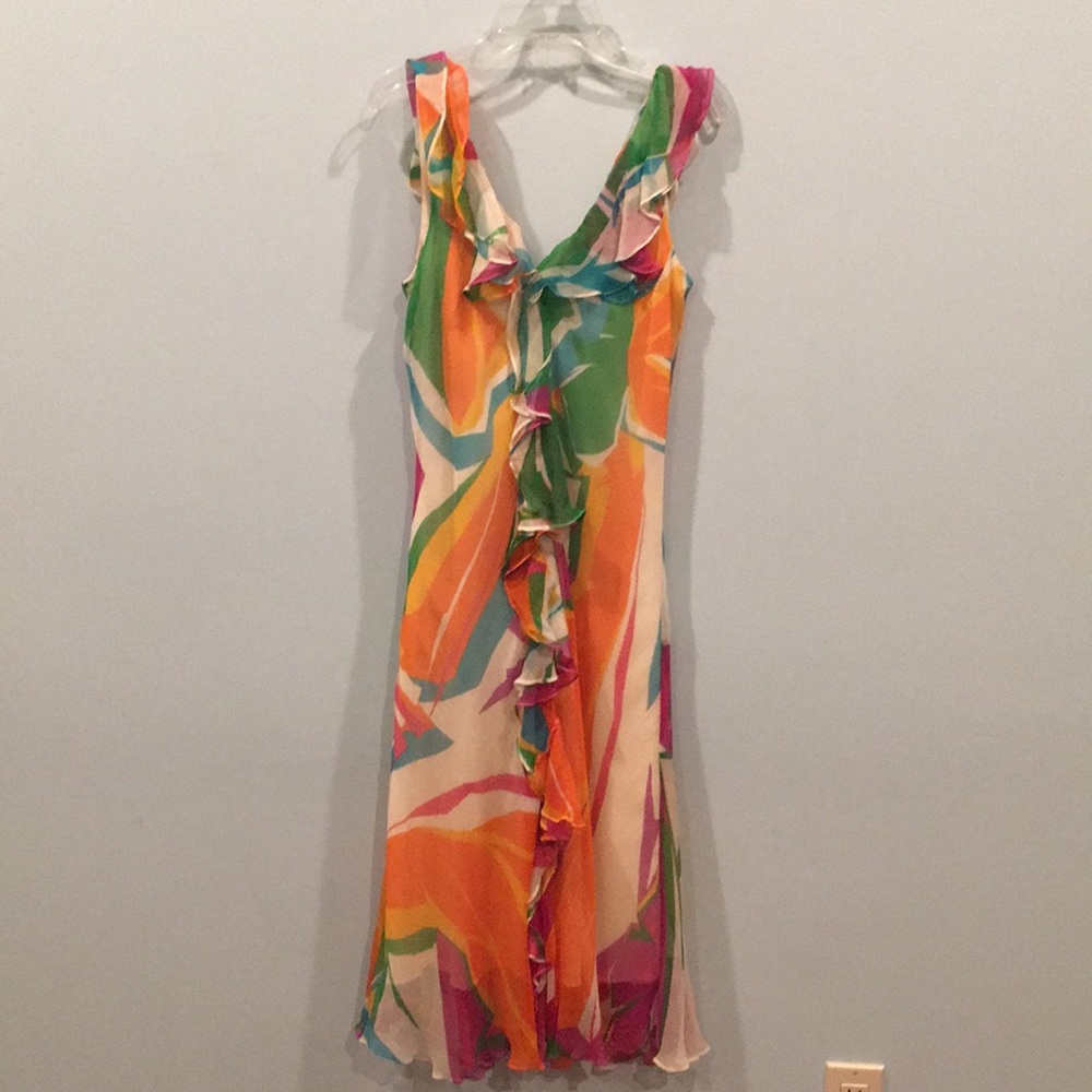Ralph Lauren multicolor midi dress